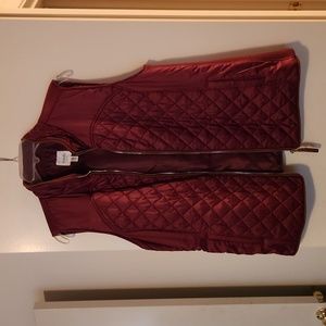 Rafaella burgandy vest. Women's size XL.
